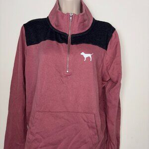 Victoria Secret 1/4 Zipper Sweatshirt w/Pocket Size Large L